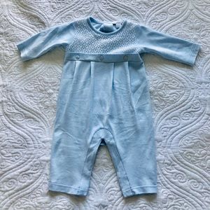 Kissy kissy crochet play suit baby boy
